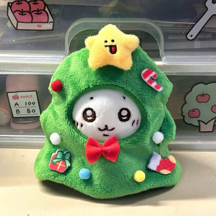 Christmas headgear, small sea pendant, Christmas tree, plush doll, cute bag pendant, birthday gift for girlfriends
