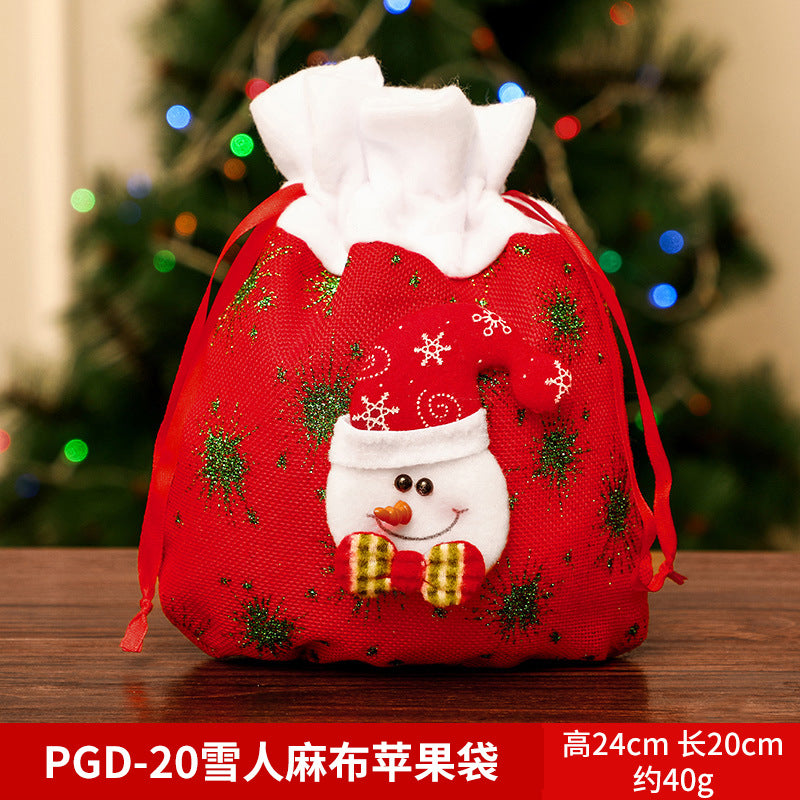 Christmas gift apple bag tote bag adult children children Christmas gift decoration high-end gift bag
