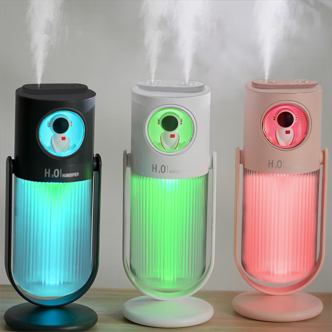 New Shadow Double Jet Negative Ion Humidifier USB Wireless Desk Purifying Home Air Mini Humidifier
