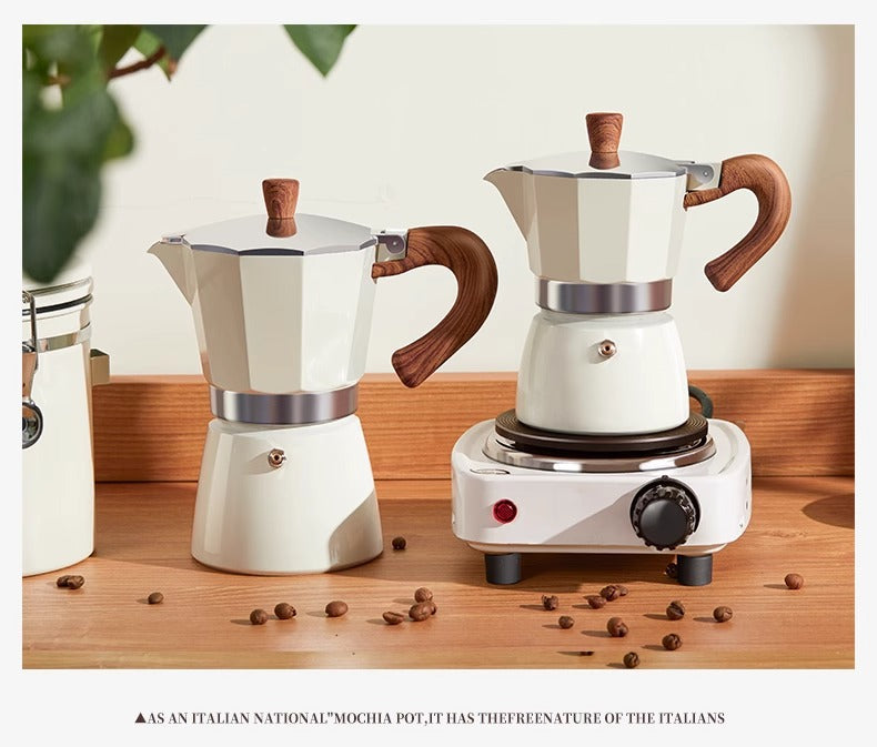 Moka pot home style small coffee pot brew coffee set latte pour-over pot espresso machine