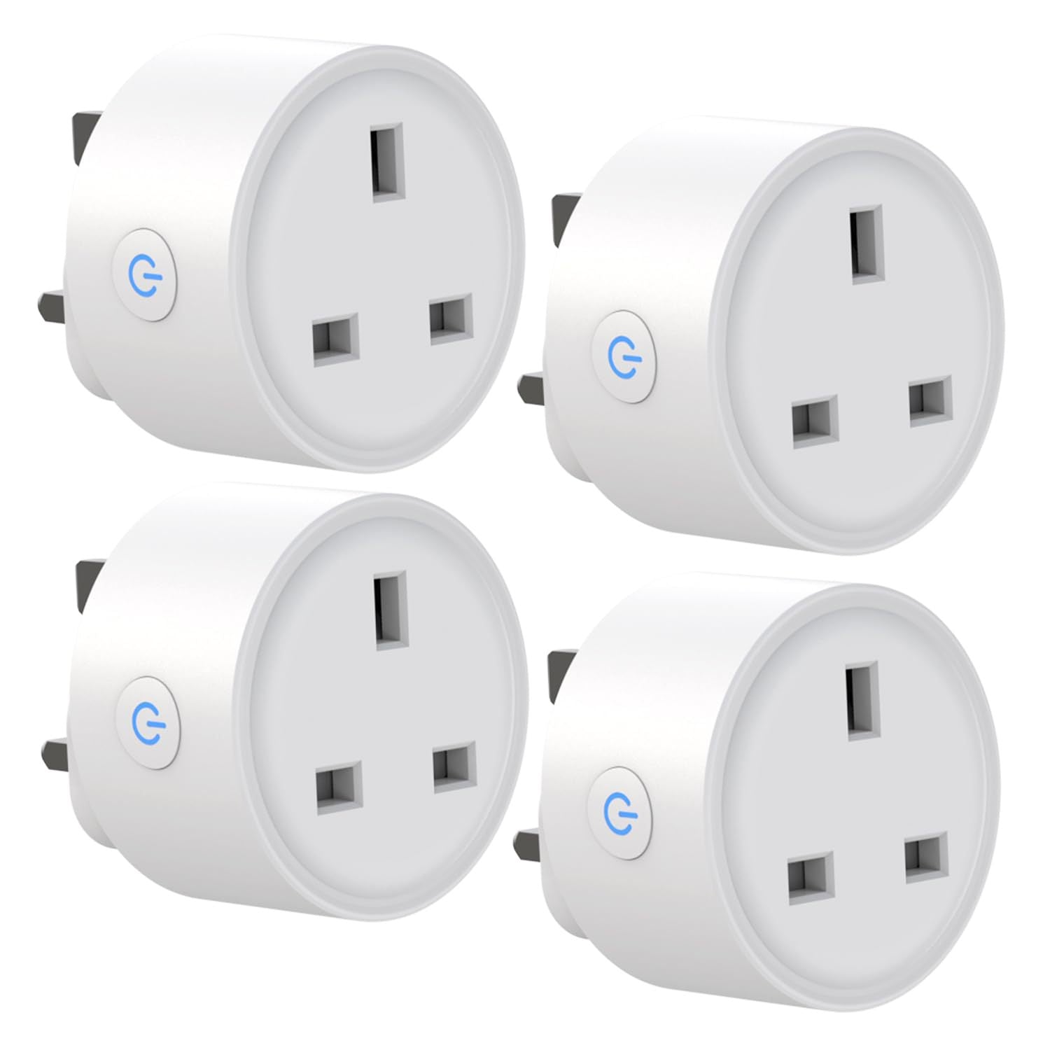 TUYA with battery statistics smart plug WIFI socket Homekit AlexaGoogle English socket