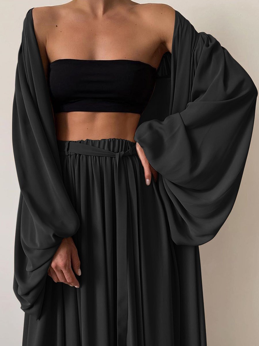 Cross-border Amazon fashion new European and American women's spring and summer sexy jacket 3-piece set