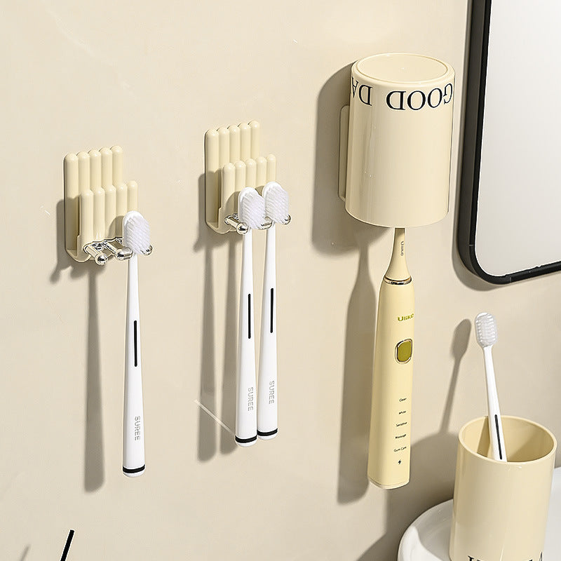 Student dormitory toothbrushing cup, mouthwash cup, residential school toiletries set, electric toothbrush, tooth utensil, tooth cylinder shelf