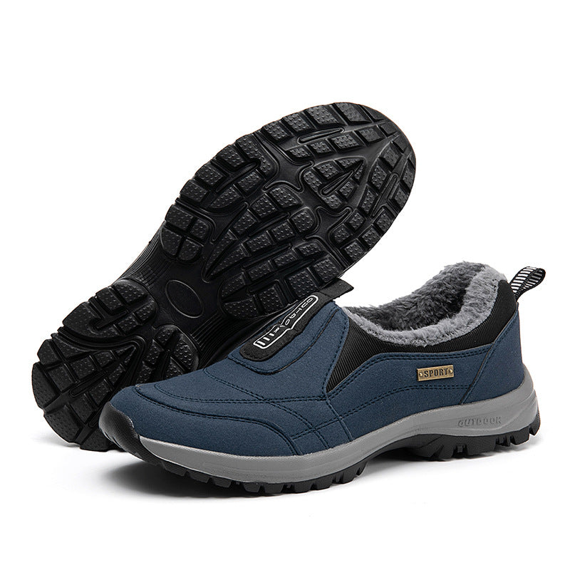 New TRONG CAVALRY New Men's Casual Shoes Outdoor Sports Shoes for the Elderly Suede Foot Rubber Sole