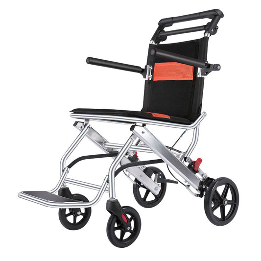 Yade wheelchair folding lightweight small ultra-light portable small travel simple wheelchair scooter for the disabled