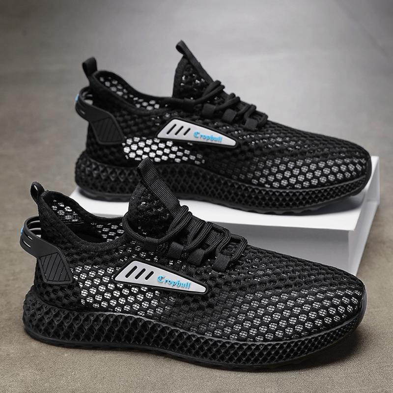 The main promotion of summer breathable men's shoes 2023 new trend athleisure tennis shoes lightweight cut-out sandals men's beach