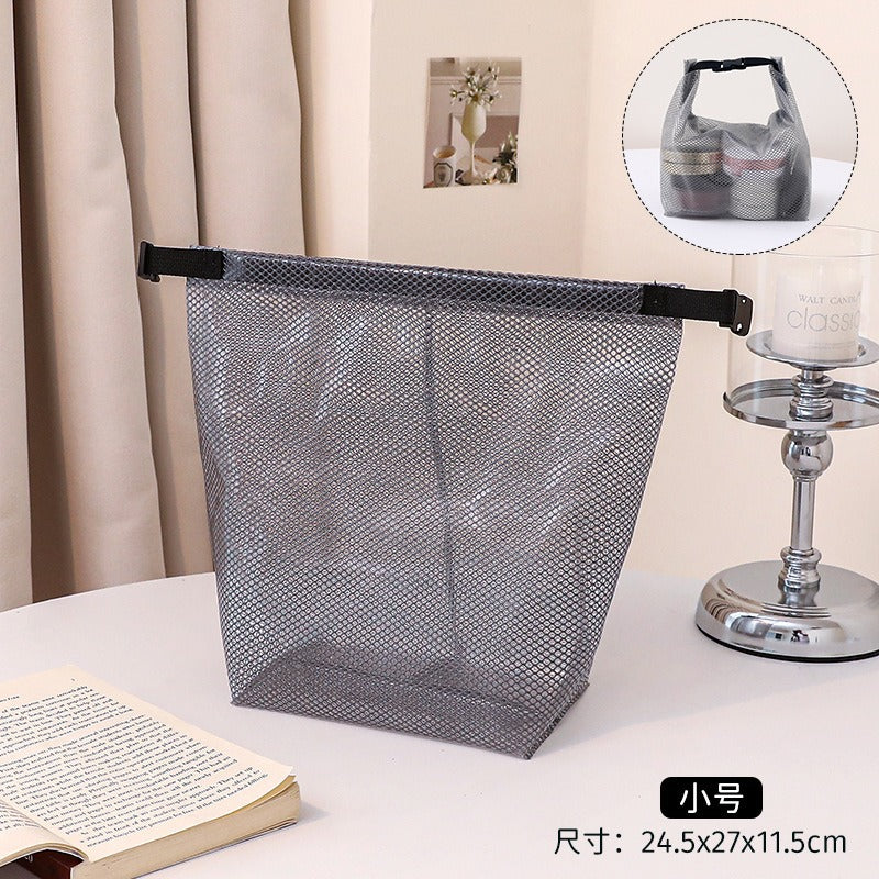 Waterproof Storage Bag Women's Large Capacity Transparent Travel Fitness Swimming Bag Portable Hand Carry Cosmetics Storage Toiletry Bag