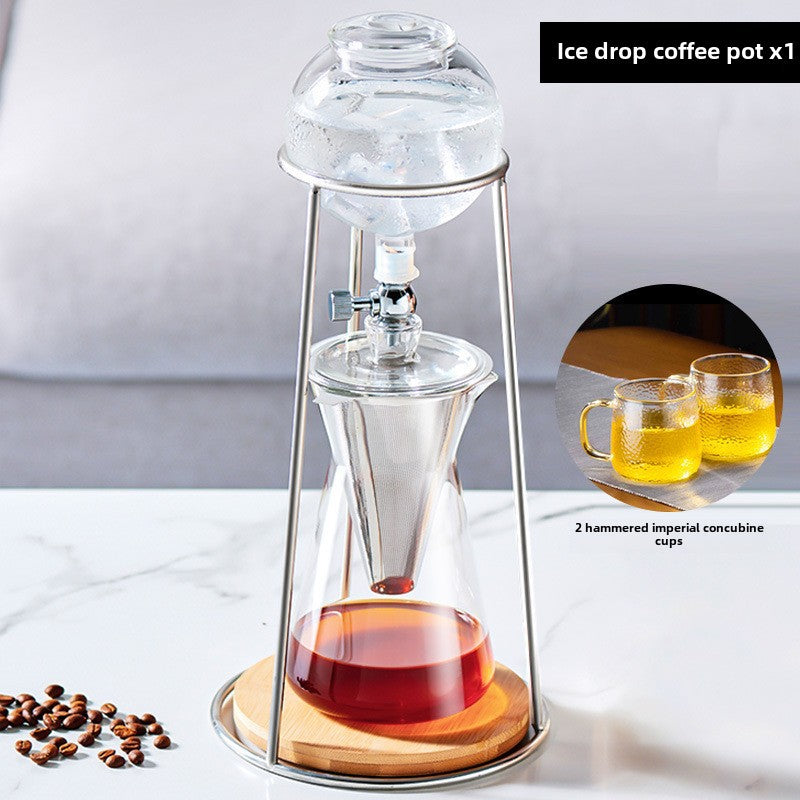 Tianxi cold extraction pot household drip type hand-brewed coffee cold extraction tea drip pot coffee appliance set ice drip coffee pot
