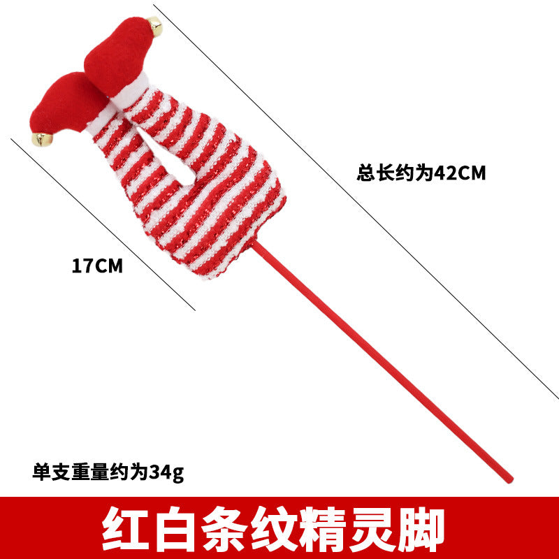 Christmas creative gifts bouquets, red shoes, vases, Christmas boots, sequins, fruit Nobe pine cuttings, holiday gifts