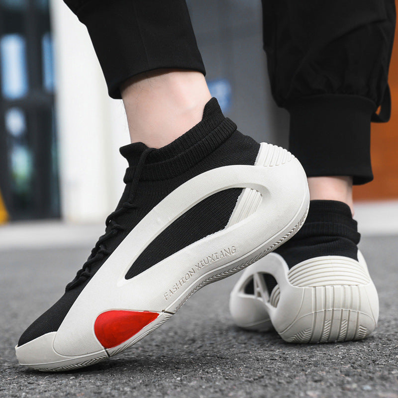 Socks Shoes Wholesale Mesh Meat Fin Comfortable Platform Casual Daddy Shoes Summer New Lightweight Personality Balance Men's Shoes