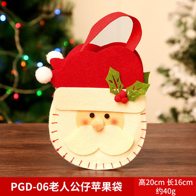 Christmas gift apple bag tote bag adult children children Christmas gift decoration high-end gift bag