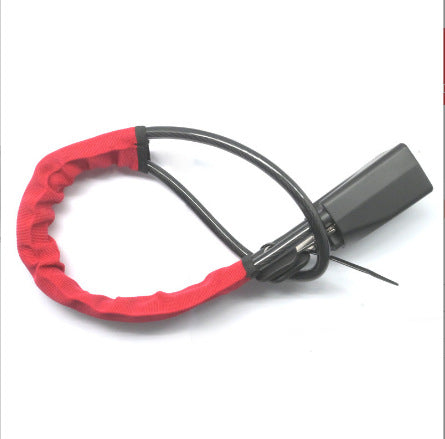 Car Steering Wheel Lock: New Seat Belt Buckle Lock, Steel Cable Lock, Steering Wheel, Universal Anti-Theft Lock, Car Handle Lock