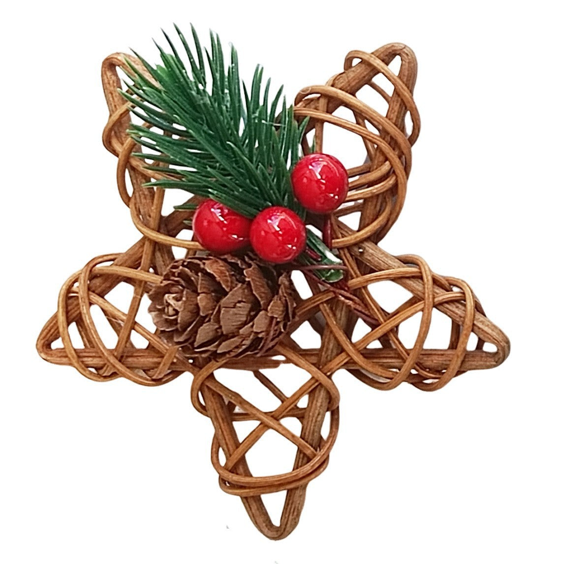 Christmas Pine Needle Pine Cone Christmas Gift Decoration Christmas Eve Gift Box Packaging Simulated Pine Cone DIY Garland Bouquet