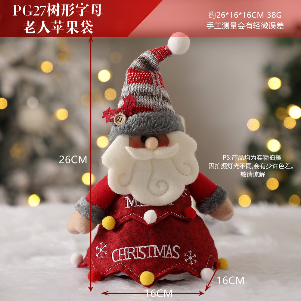 Christmas gift apple bag tote bag adult children children Christmas gift decoration high-end gift bag