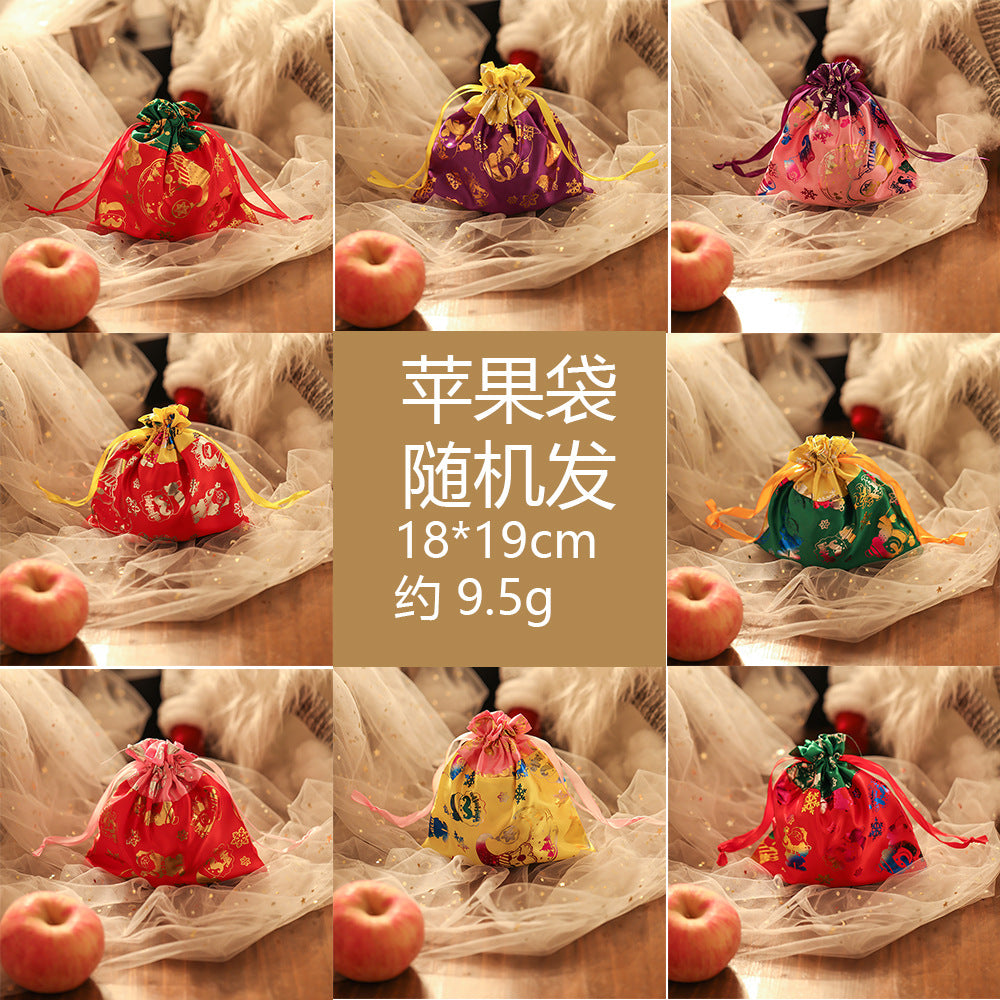 Christmas gift apple bag tote bag adult children children Christmas gift decoration high-end gift bag