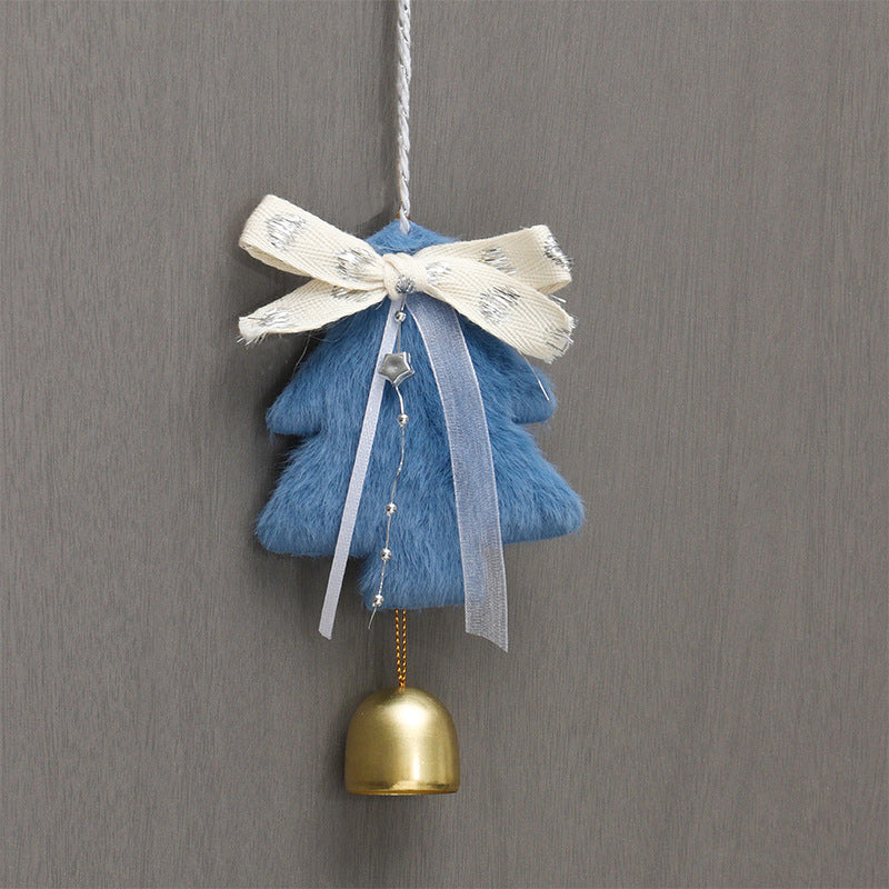 Christmas bell pendant Christmas decoration Christmas tree New Year hanging bell doorbell car hanging wind chime Christmas pendant door hanging