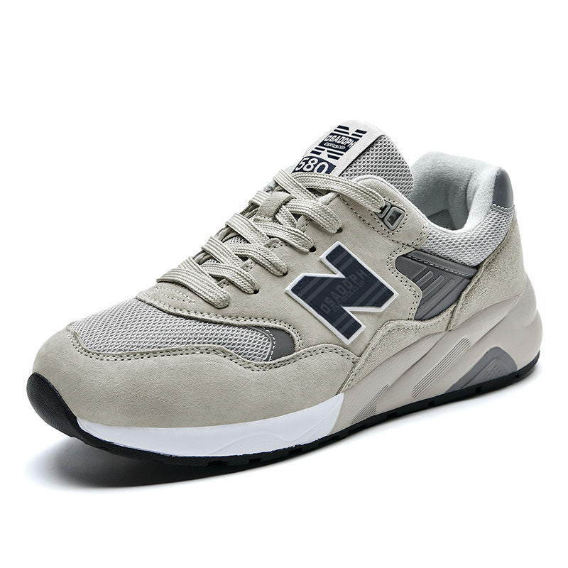 Carefully selected n men's shoes, breathable running shoes, genuine anti-odor, lightweight casual women's couples, official word 580, New Balance