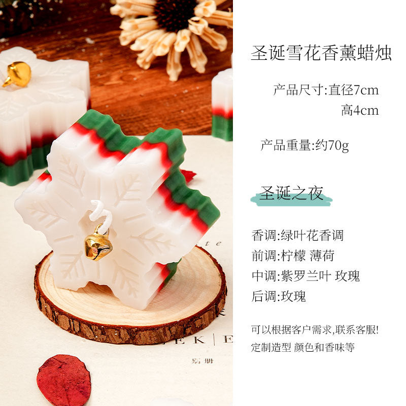 Christmas mini woolen gloves shaped scented candle small souvenir gift Christmas atmosphere decoration scented candle