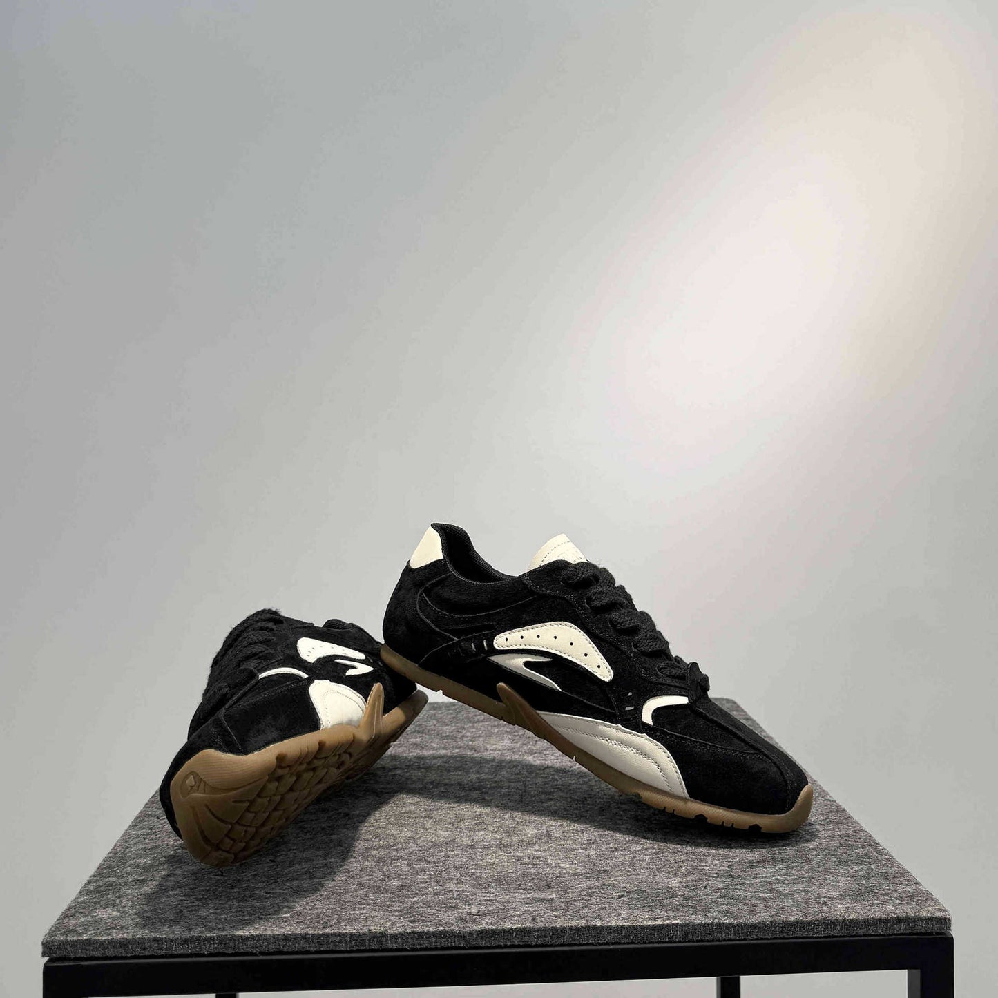 One Foot Half Canvas Casual Trendy Shoes Men's Shoes Summer 2025 New Summer Heelless Shoes Men's Fashion