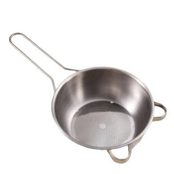 Stainless steel colander soy milk filter juice sesame sieve household kitchen scoop superfine traditional Chinese medicine flour sieve