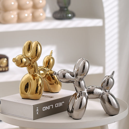 Wholesale Nordic light luxury wine cabinet home puppy ornament TV cabinet living room office high-end soft decoration