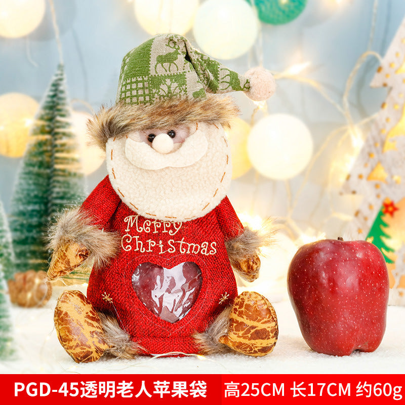 Christmas gift apple bag tote bag adult children children Christmas gift decoration high-end gift bag