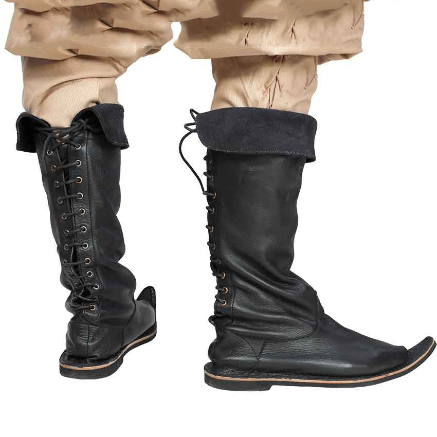 2022 Medieval Viking Amazon Independent Station Europe and the United States New Pointed Toe Nordic Retro Pirate Plus Size Men's Boots