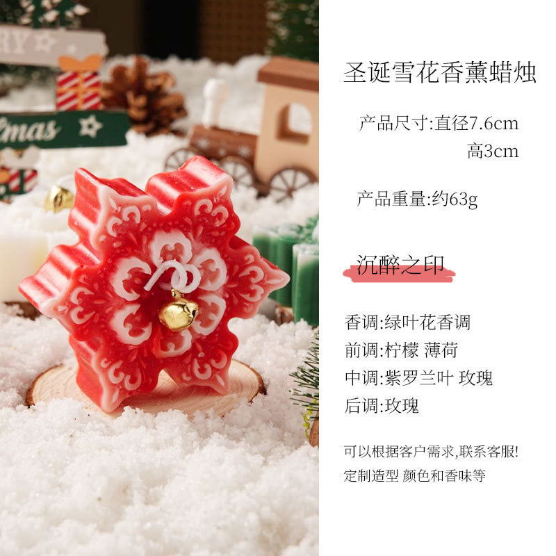 Christmas mini woolen gloves shaped scented candle small souvenir gift Christmas atmosphere decoration scented candle