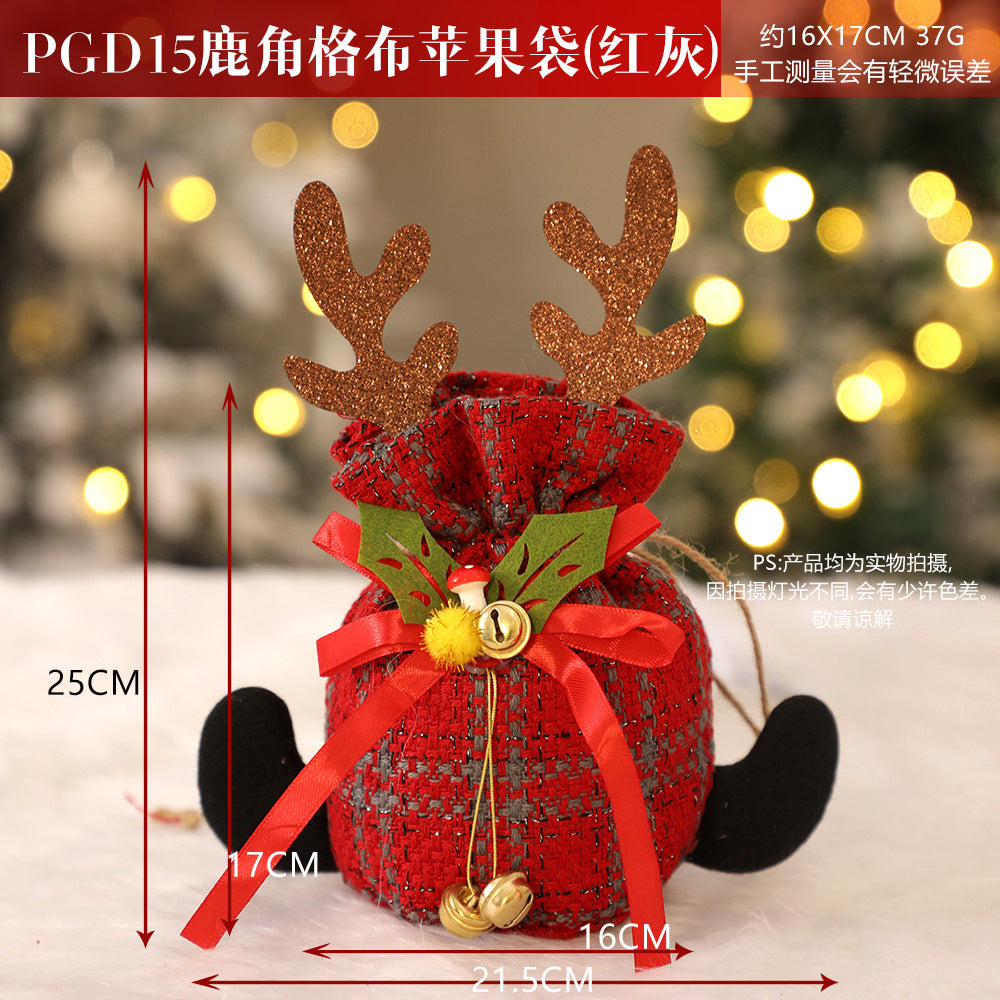 Christmas gift apple bag tote bag adult children children Christmas gift decoration high-end gift bag