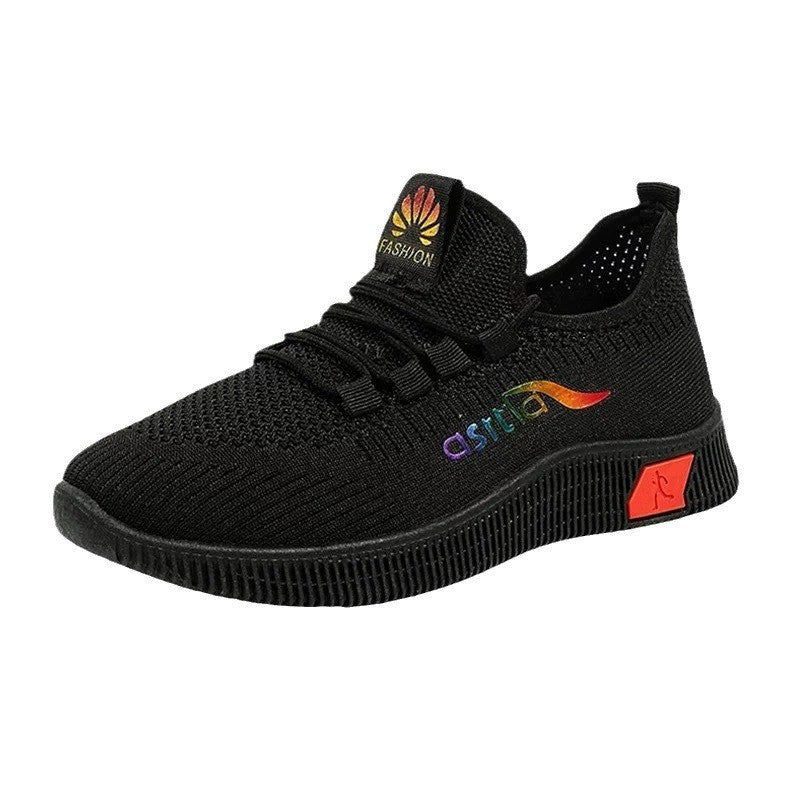 2024 Spring New Sneakers Women's Tennis Shoes Versatile Mesh Comfortable Soft Sole Lightweight Casual Running Travel Shoes Women