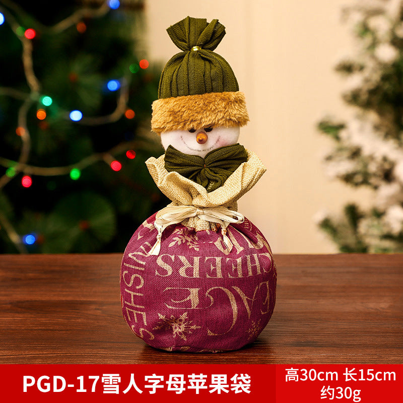 Christmas gift apple bag tote bag adult children children Christmas gift decoration high-end gift bag