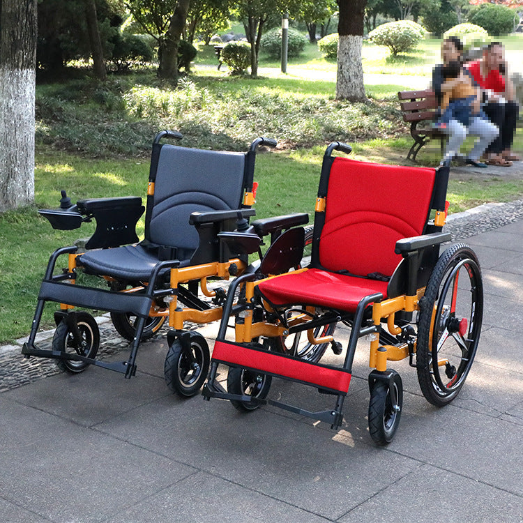 Elderly scooter wheelchair fully automatic foldable lightweight elderly home electric car four-wheel direct export