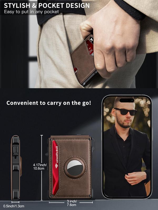 2025 New Cross-border Men's Business Wallet with Card Slots Fashionable Casual Leather Trend
