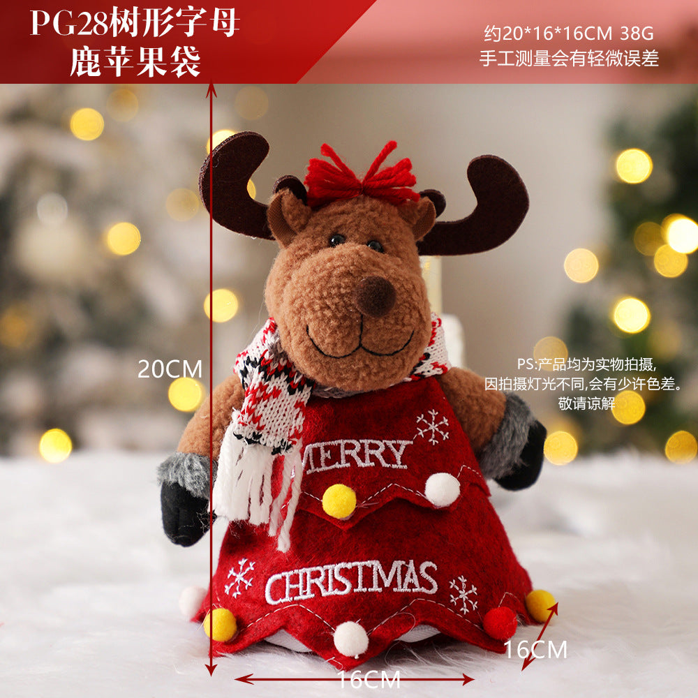 Christmas gift apple bag tote bag adult children children Christmas gift decoration high-end gift bag