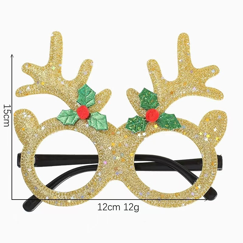Cross-border Amazon TEMU Shein Christmas Glasses Christmas Glasses Set Holiday Party Supplies