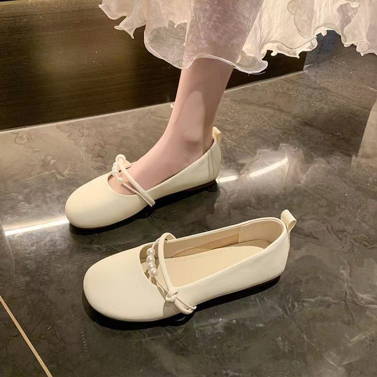 Fairy evening breeze gentle shoes flat single shoes women's 2024 new summer Mary Jane shoes with skirt soft soles