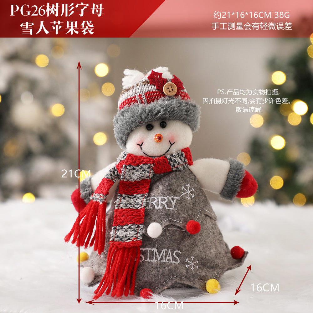 Christmas gift apple bag tote bag adult children children Christmas gift decoration high-end gift bag