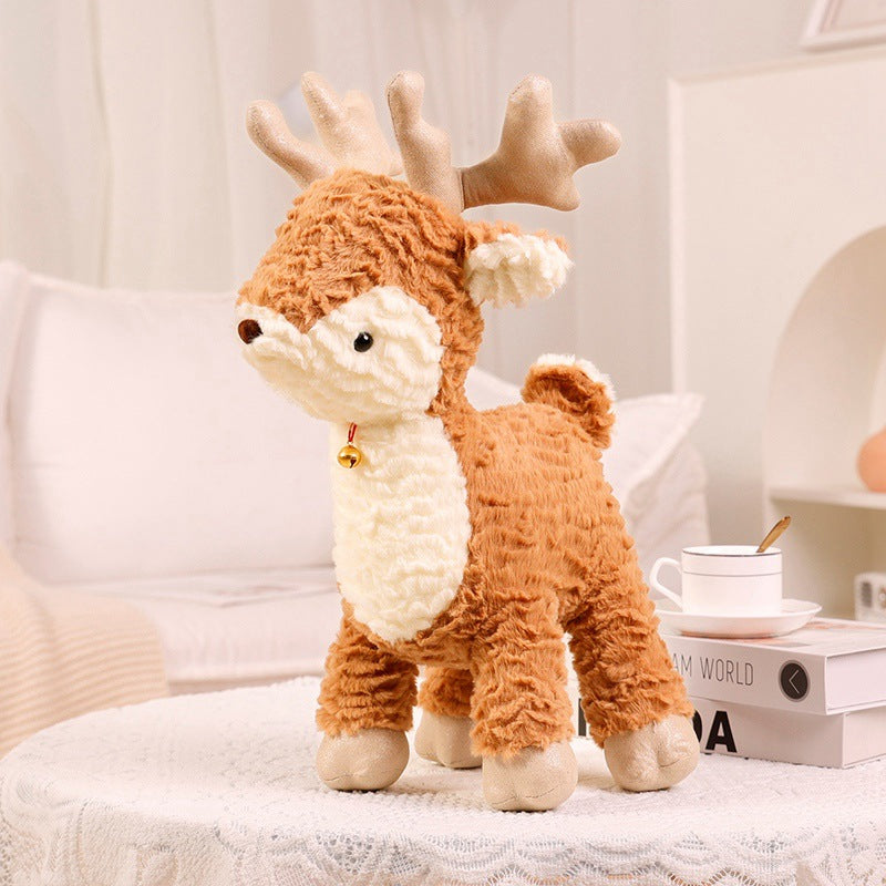 Christmas Deer Doll Fun Christmas Tree Plush Toy Doll Doll Cute Girl Gift Sleeping Bedside Doll