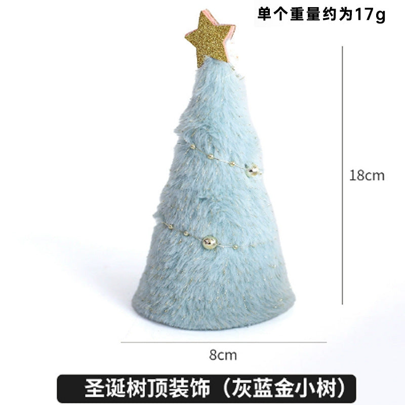 Christmas Christmas Decoration Christmas Tree Decoration Christmas Tree Top Decoration Accessories Pendant Santa Angel Wholesale