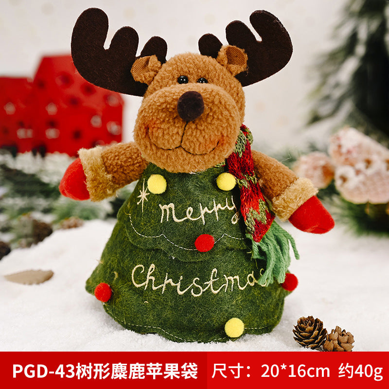 Christmas gift apple bag tote bag adult children children Christmas gift decoration high-end gift bag