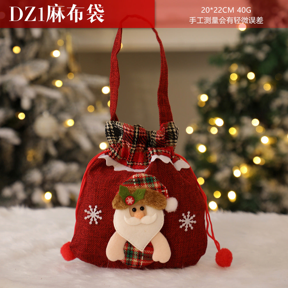 Christmas gift apple bag tote bag adult children children Christmas gift decoration high-end gift bag