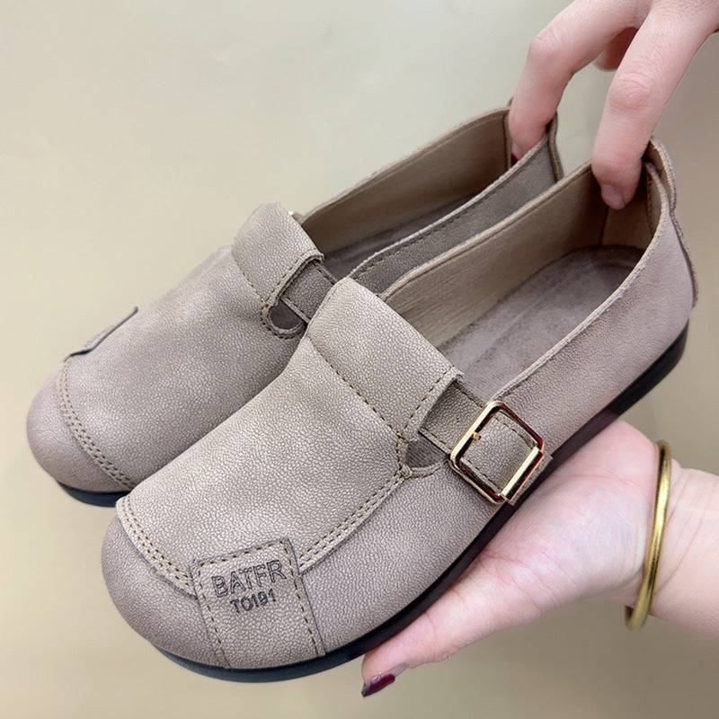 Birkenstock Women's Spring 2025 Soft Sole Fashion Loafers Comfortable Casual Shoes Slip-on Slip Shoes Non-slip Shoes