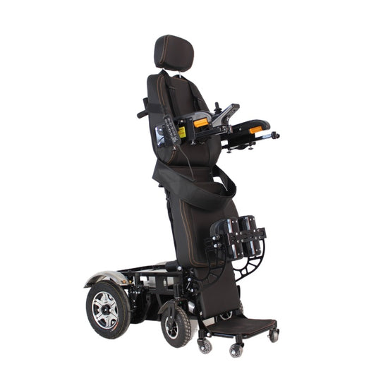 Taihe electric wheelchair intelligent fully automatic multi-functional electric assisted standing and running four-wheeled scooter with high horsepower
