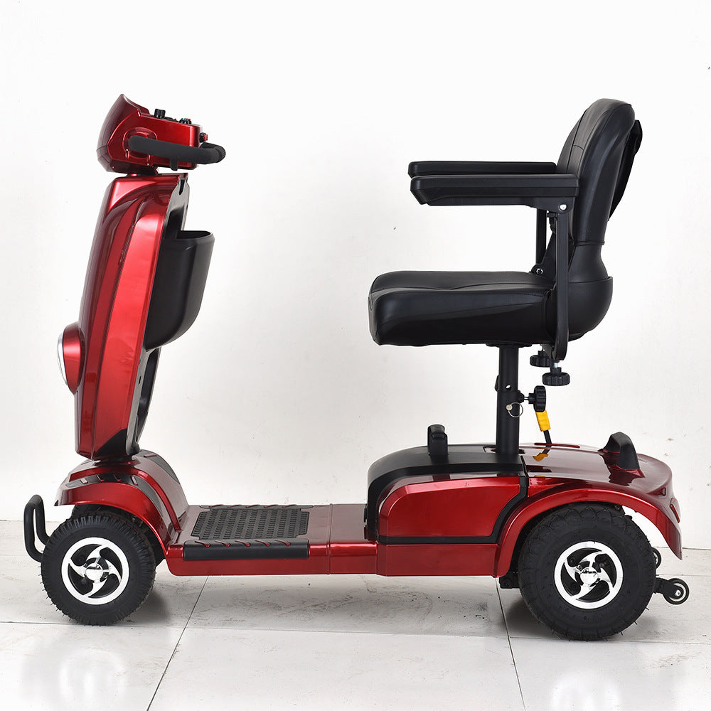Manufacturers supply strong old age scooters, four-wheeled two-seater electric disabled vehicles, sightseeing smart battery mopeds