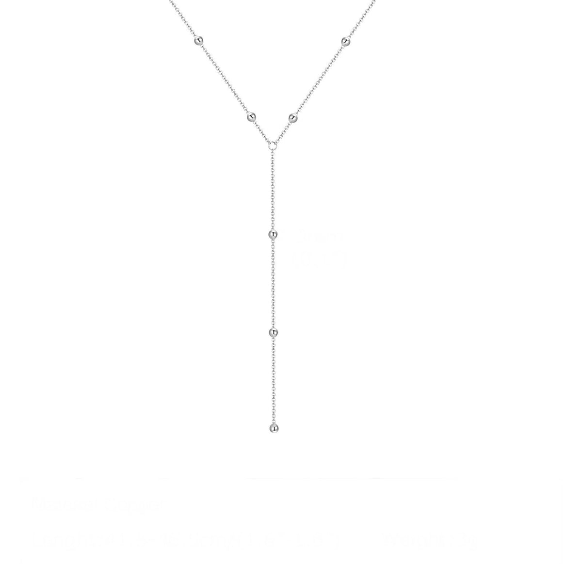 European and American style cross-border fashion accessories, multi-layer necklaces, women's accessories, versatile Y-shaped tassels, niche high-end collarbone chains