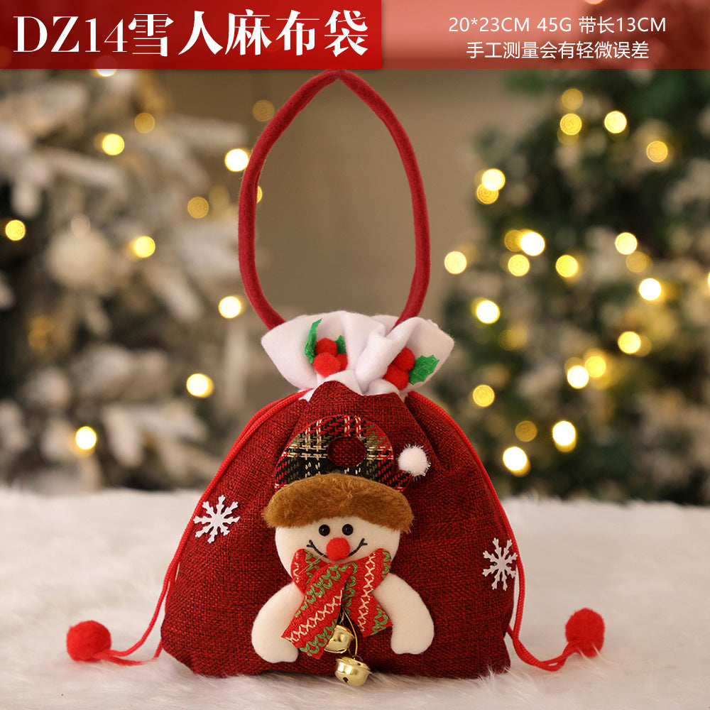 Christmas gift apple bag tote bag adult children children Christmas gift decoration high-end gift bag