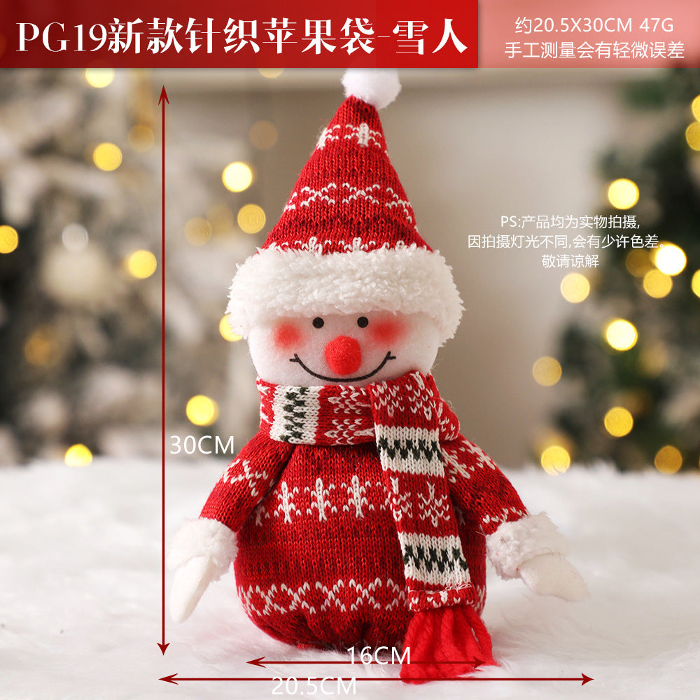 Christmas gift apple bag tote bag adult children children Christmas gift decoration high-end gift bag