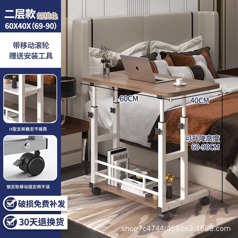 Bedside Table, Movable Computer Desk, Home Lifting, Multifunctional Bedside Computer Desk, Bedroom Study Table