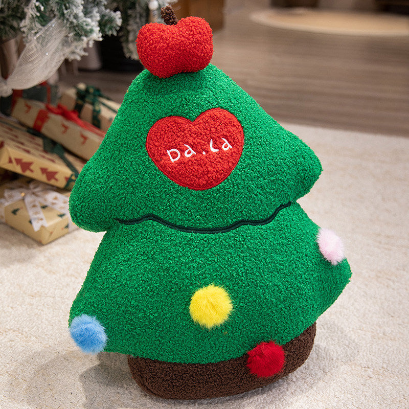 ins influencer Christmas tree pillow plush toy Christmas tree pillow gingerbread doll pillow wreath doll