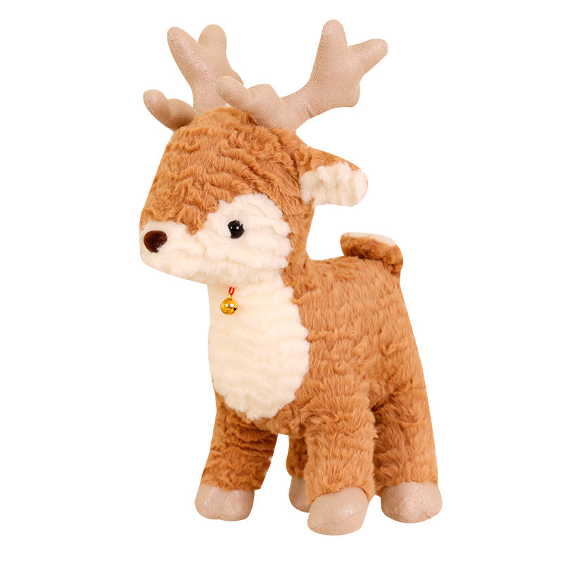 Christmas Deer Doll Fun Christmas Tree Plush Toy Doll Doll Cute Girl Gift Sleeping Bedside Doll